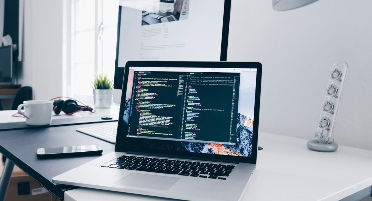 Framer website development in Faridabad with responsive website design on laptop