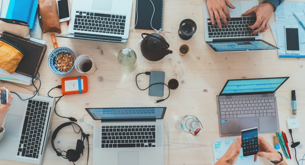 Digital team planning website strategy and online business growth