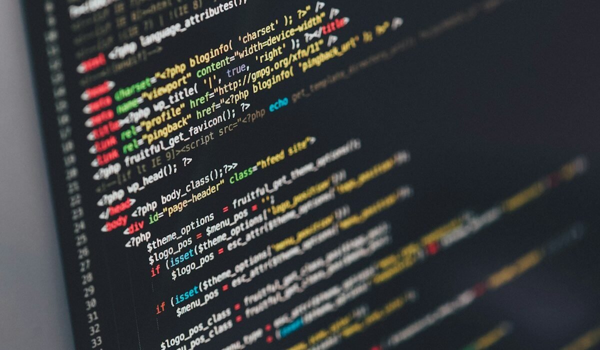 Developer writing code for a scalable website