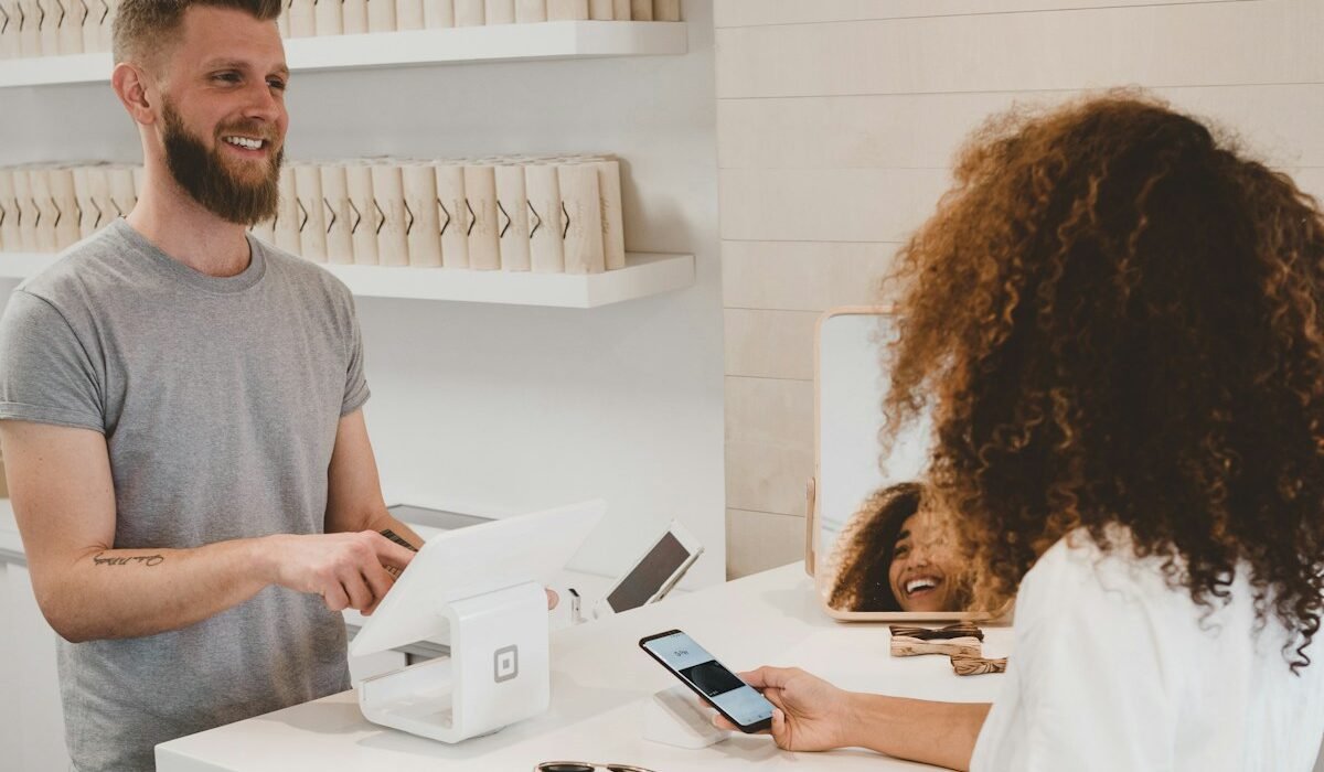 Online shopping and ecommerce checkout on a digital device